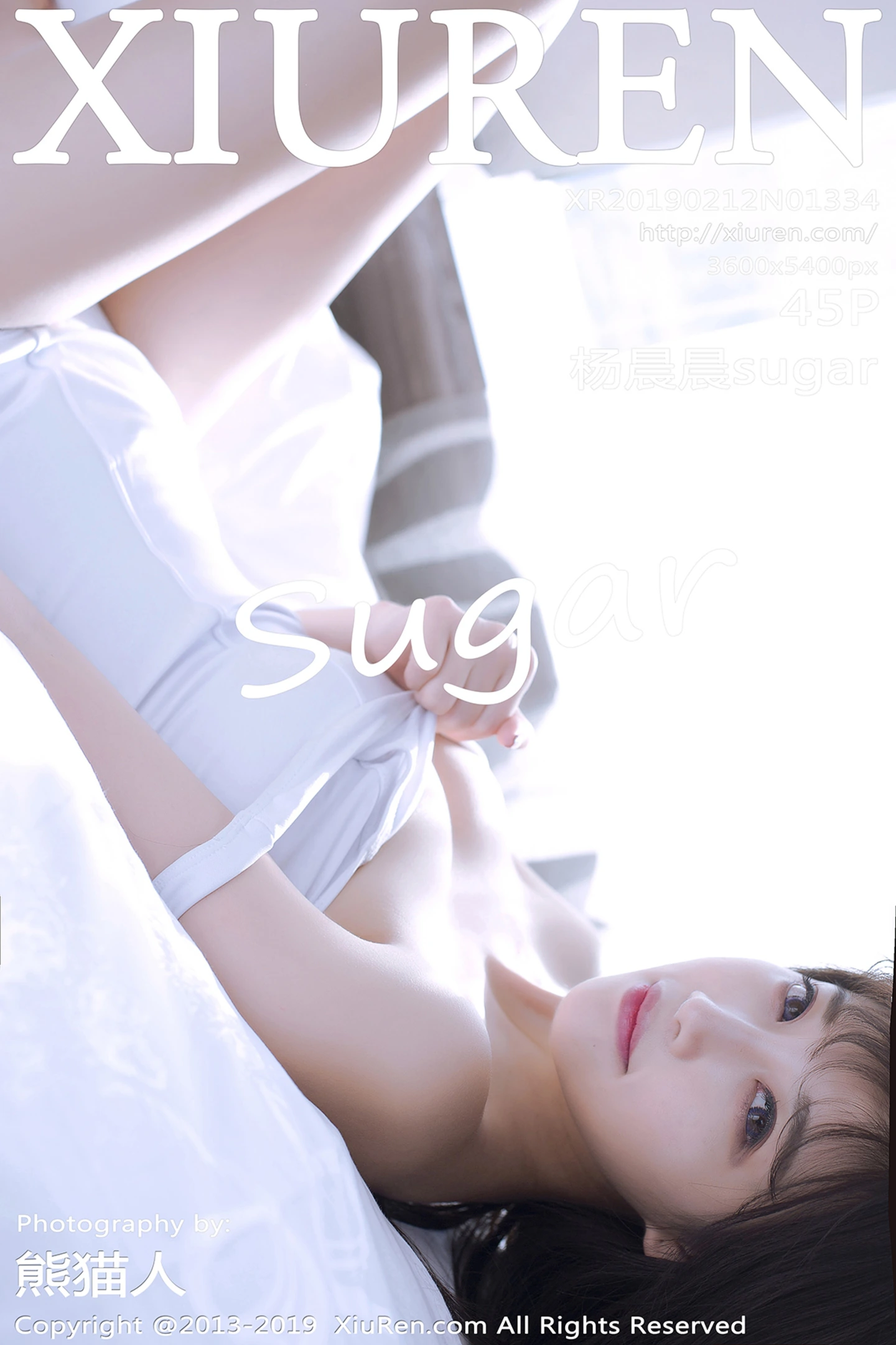 [XiuRen秀人网]No.1334_女神杨晨晨sugar私房学生体操服+白色连体泳衣性感写真45P-秀人网 - XiuRen.Pro